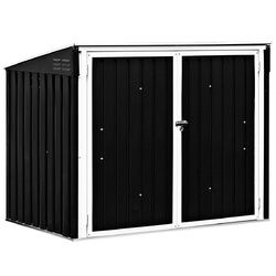 Horizontal Storage Shed 68 Cubic Feet for Garbage Cans