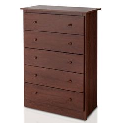 5 Drawer Chest Storage Dresser Wooden Clothes Organizer