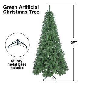PVC Christmas Tree, Christmas Decorations (Option: 6ft)