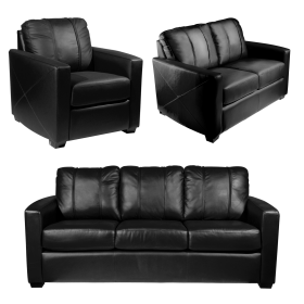 Stationary Seating Collection Commercial Grade Black Upholstery Without Logo (Your New Favorite Chair Set: Club Chair Loveseat & Sofa Save $100)