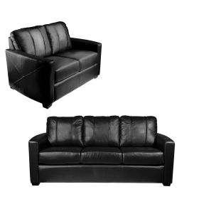 Stationary Seating Collection Commercial Grade Black Upholstery Without Logo (Your New Favorite Chair Set: Loveseat & Sofa Save $100)